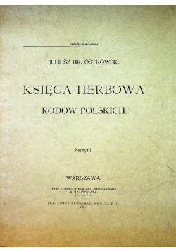 Księga herbowa rodów polskich Reprint z 1897 r