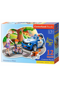 Puzzle 12 maxi Policeman at Work CASTOR