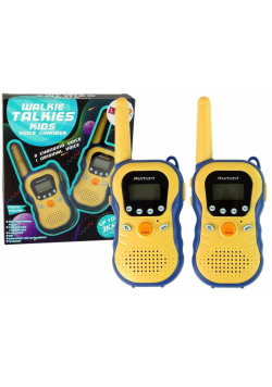 Zmieniacz głosu krótkofalówka walkie-talkie żółte