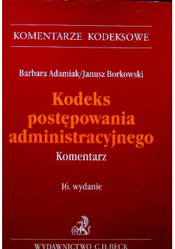 Kodeks postępowania administracyjnego
