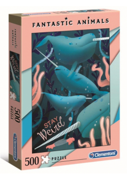 Puzzle 500 Fantastic Animals Narwhal
