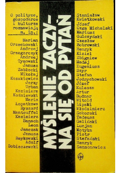 Myślenie zaczyna się od pytań