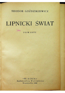 Lipnicki Świat 1949 r .