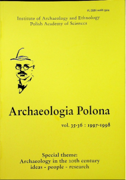 Archaeologia Polona Vol 35 - 36 / 1997 - 1998