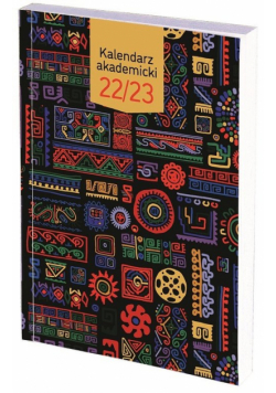 Kalendarz akademicki A5 tygodniowy PCV bezbrawny MOZAIKA