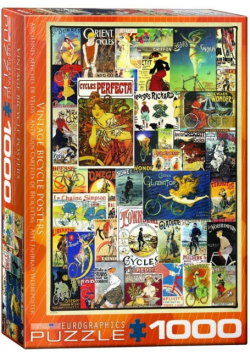 Puzzle 1000 Stare plakaty - Rowery