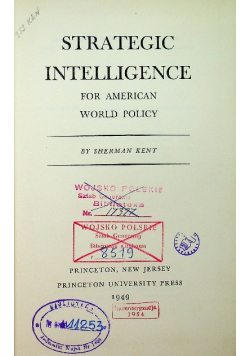 Strategic intelligence 1949 r.