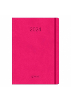 Kalendarz 2024 A5 Flex róż HERLITZ