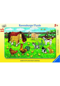 Puzzle 15 Zwierzęta domowe