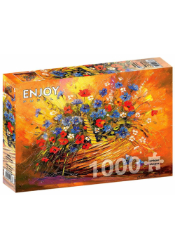 Puzzle 1000 Kosz z kwiatami