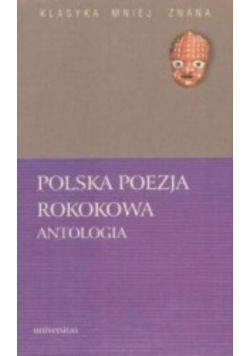Polska poezja rokokowa Antologia