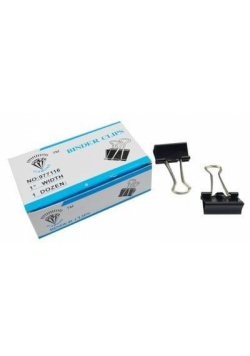 Spinacz clip 25mm 12szt
