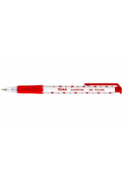 Długopis Superfine aut. 0,5mm czer. (20szt) TOMA
