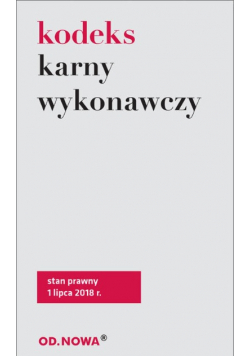 Kodeks karny wykonawczy