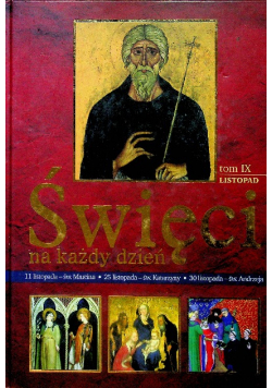 Święci Na Każdy Dzień Tom IX Listopad