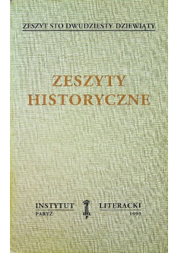 Zeszyty historyczne zeszyt 129