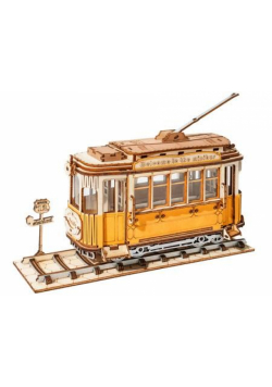 Puzzle drewniane 3D Tramwaj