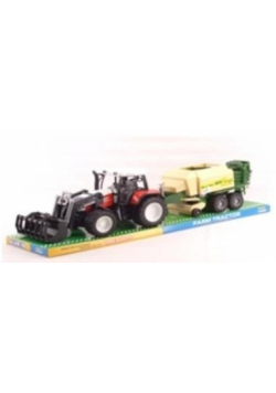 Traktor kostkartka z łyżką