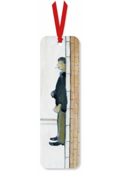 Zakładka do książki Man lying on a wall