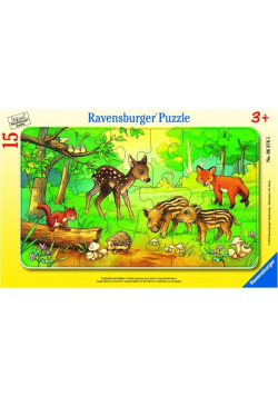 Puzzle 15 Leśne zwierzęta