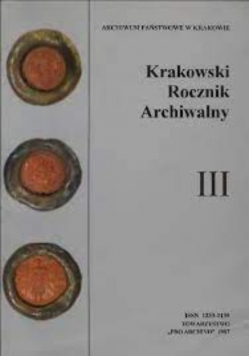 Krakowski rocznik archiwalny III