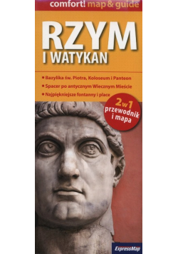 Rzym i Watykan 2 w 1 przewodnik i mapa