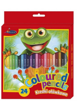 Kredki drewniane 24 kolory