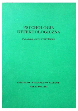 Psychologiczna defektologiczna