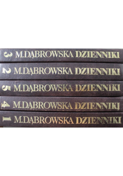Dzienniki Dąbrowskiej Tom I do V