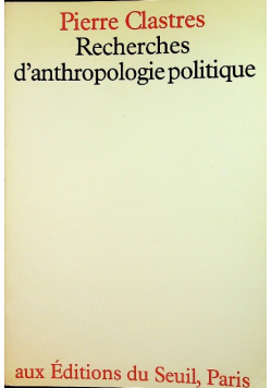 Recherches danthropologie politique