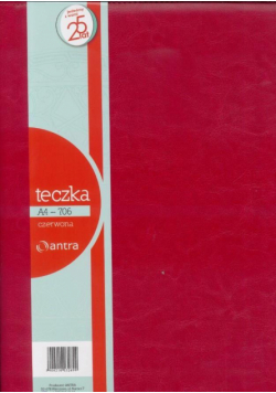 Teczka A4 706 czerwona