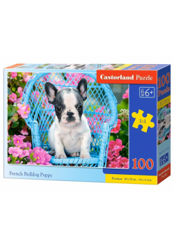 Puzzle 100 French Bulldog Puppy CASTOR