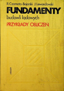 Fundamenty budowli lądowych przykłady obliczeń