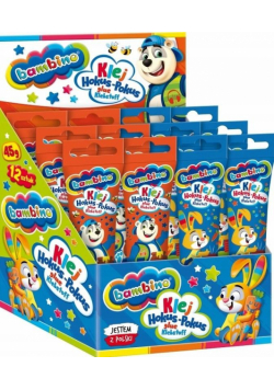 Klej magiczny w tubie 45g (12szt) display BAMBINO