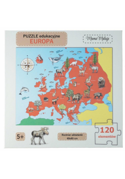 Puzzle edukacyjne Europa 120el