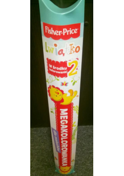 Megakolorowanka dla maluchów Fisher Price. Lwiątko