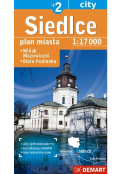 Plan miasta Siedlce +2 1:17 000