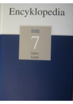 Encyklopedia Tom 7 indoc karpi