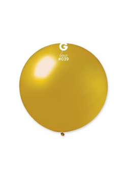 Balon kula metaliczna złota 80cm 10szt