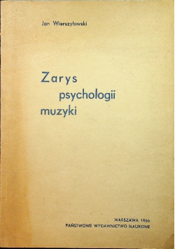 Zarys psychologii muzyki