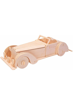 Łamigłówka drewniana Gepetto-Oldtimer kabriolet G3