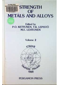 Strength of metals and alloys