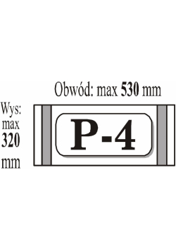 Okładka przylepiana P4 - Format A4 (50szt) IKS