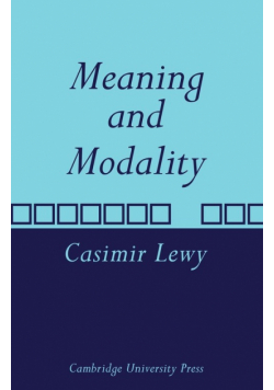 Meaning and Modality
