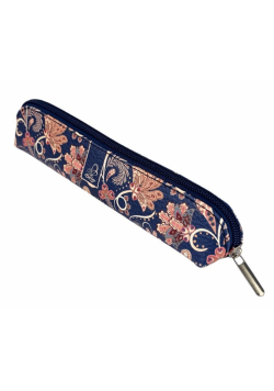 Piórnik mini Paisley Kwiaty blue