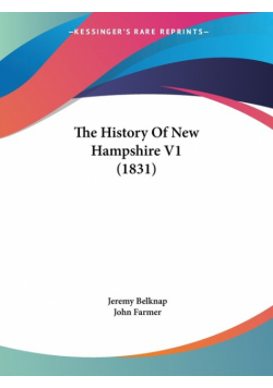 The History Of New Hampshire V1 (1831)