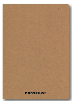 Zeszyt A6/40K kratka Eco Kraft (12szt) NARCISSUS