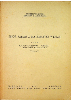 Zbiór Zadań z matematyki wyższej