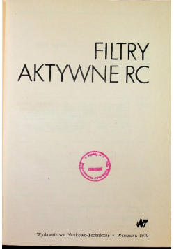 Filtry aktywne RC