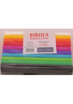 Bibuła marszczona MIX Mała (10szt)